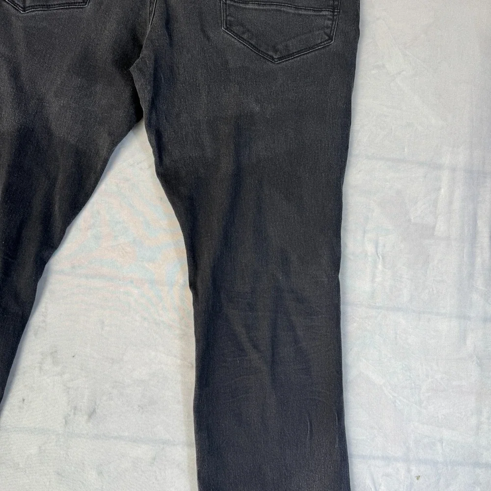 G-Fried Mens Dark Wash Black Stretch Denim Slim Fit Straight Jeans Size 38x32